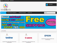 Tablet Screenshot of inkinkink.net